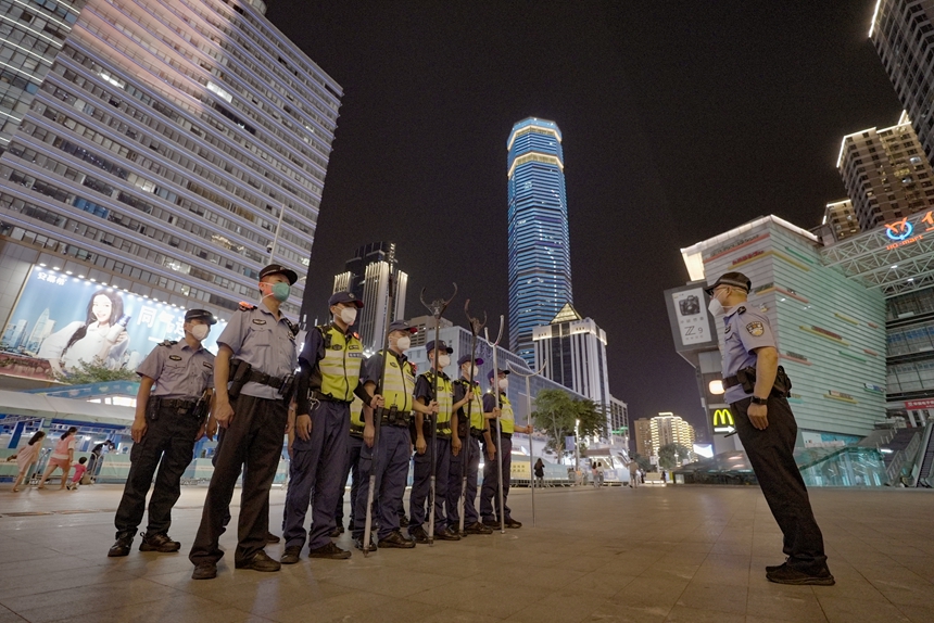 深圳公安盡銳出戰(zhàn)。深圳公安供圖
