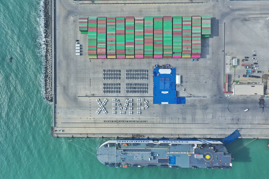 小漠國際物流港將致力于打造“華南外貿汽車滾裝樞紐港”。深圳市交通運輸局供圖